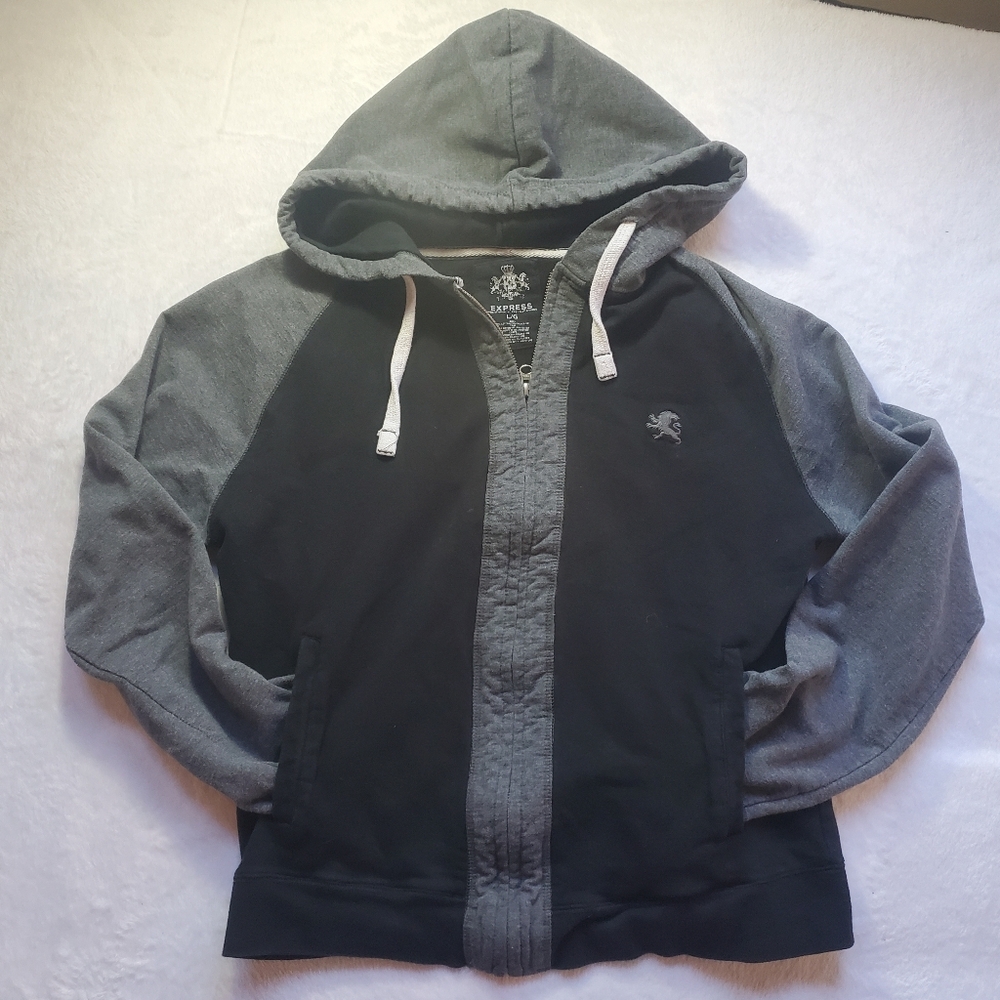Express Kids Two-Tone Hooded Jacket
